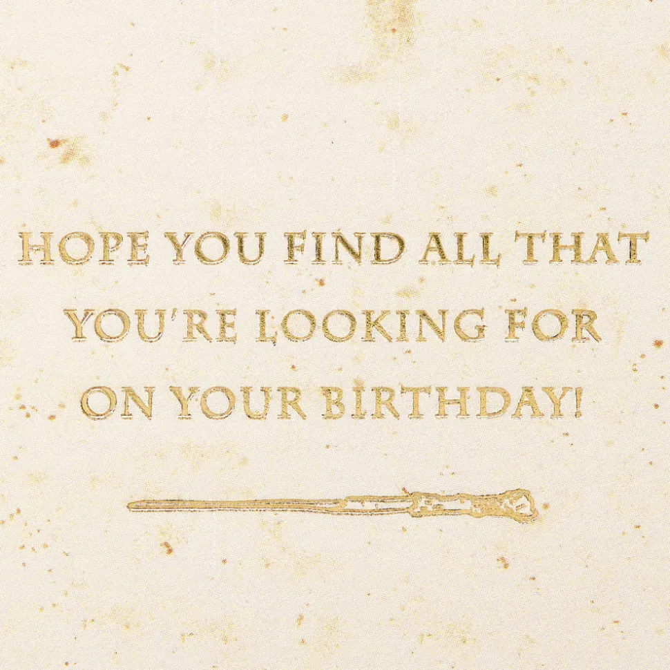Find All That You’re Looking For Blank Harry Potter Birthday Greeting Card
