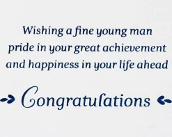 Fine Young Man Bar Mitzvah Greeting Card