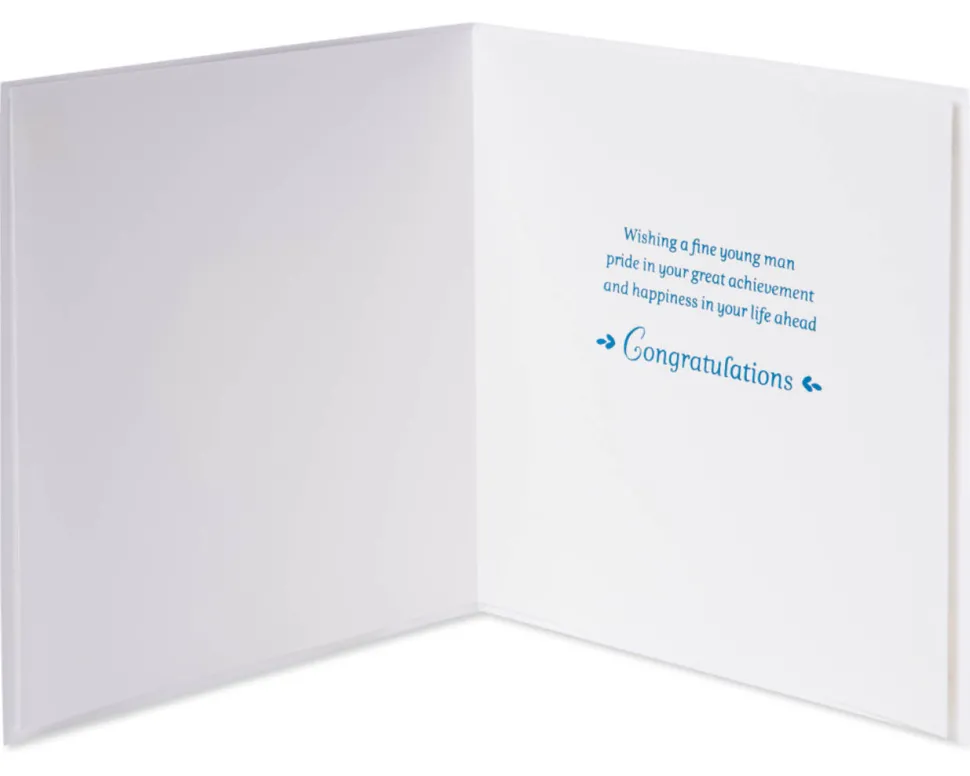 Fine Young Man Bar Mitzvah Greeting Card