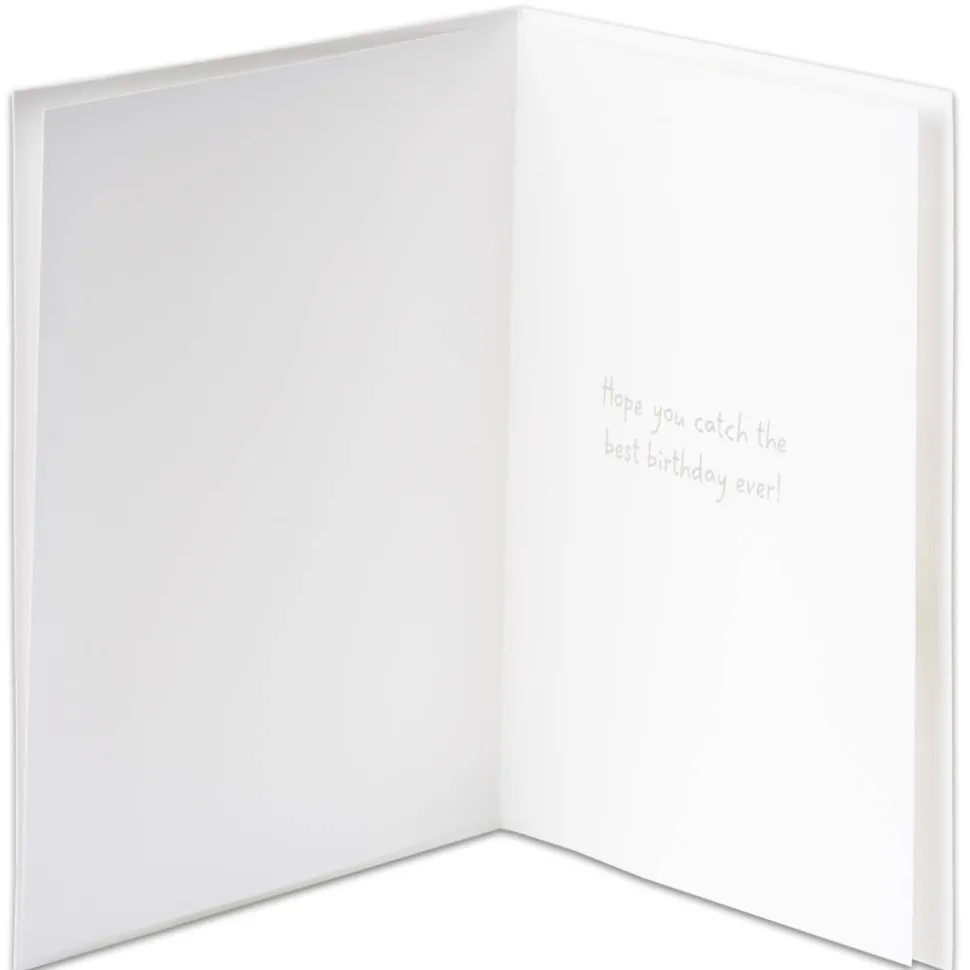 Fish on Hooks Birthday Greeting Card