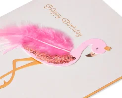 Flamingo Birthday Greeting Card