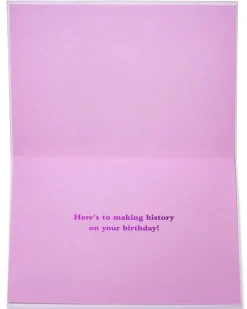 Flappers, Making History Funny Birthday Greeting Card