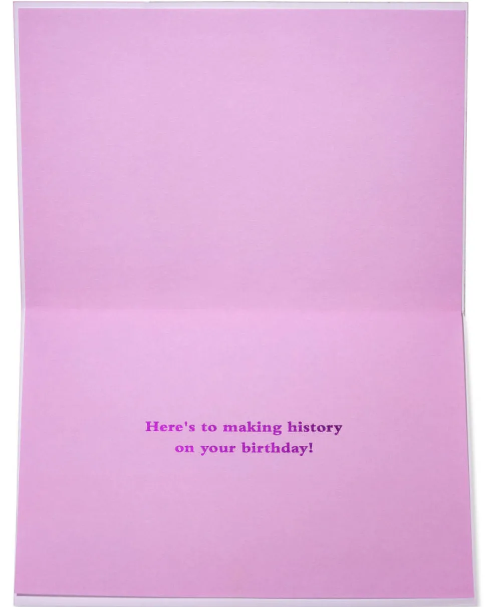 Flappers, Making History Funny Birthday Greeting Card