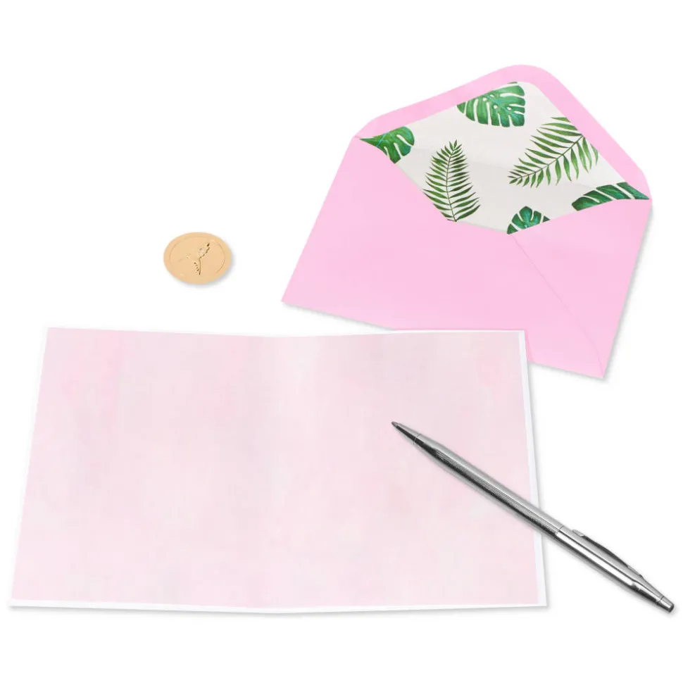 Flocking Fabulous Blank Greeting Card – Designed by Bella Pilar