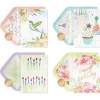 Floral and Candles Birthday Card Assortment, 4-Count