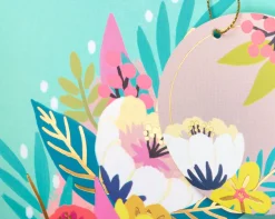 Floral Beverage Gift Bag, 1 Bag