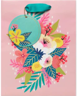 Floral Blossoms Medium Gift Bag, 1 Bag