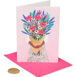 Floral Bouquet Birthday Greeting Card