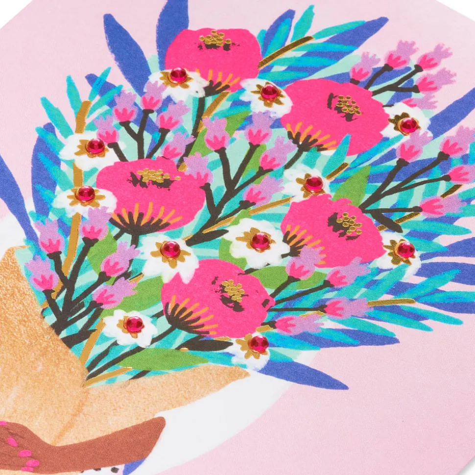 Floral Bouquet Birthday Greeting Card