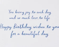 Floral Cat Birthday Greeting Card