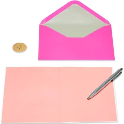 Floral Disco Ball Blank Greeting Card