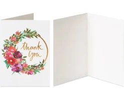 Floral Thank You Greeting Card Bundle, 2-Count