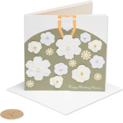 Floral Wedding Shower Greeting Card