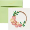 Floral Wreath Quilling Greeting Card