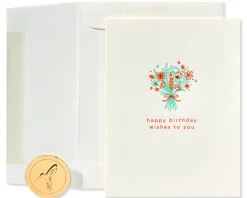 Flower Bouquet Birthday Greeting Card