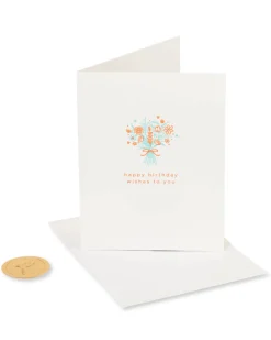 Flower Bouquet Birthday Greeting Card