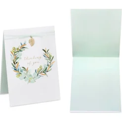 Flowers and Butterflies Sympathy Card Assortment, 4-Count