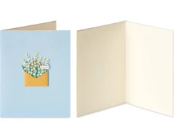 Flowers Blank Greeting Card Bundle, 2-Count