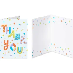 Flowers Blank Thank You Card Assortment, 4-Count