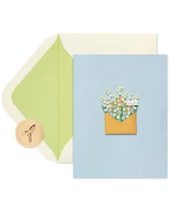 Flowers Friendship Blank Greeting Card