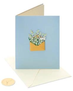 Flowers Friendship Blank Greeting Card