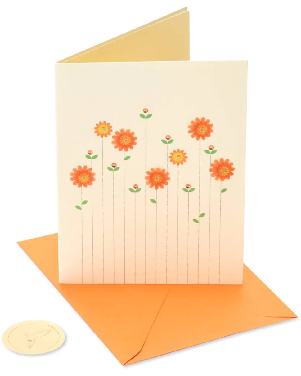 Flowers Thinking of You Greeting Card