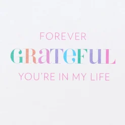 Forever Grateful Thinking of You Greeting Card