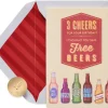 Free Beers Funny Birthday Greeting Card for Him
