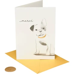 French Bulldog Thank You Greeting Card