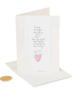 Friends Are Angels Religious Friendship Greeting Card