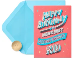 From Your Favorite Sibling Funny Birthday Greeting Card for Brother or Sister