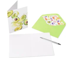 Fruits and Vegetables Thank You Boxed Blank Note Cards with Envelopes, 20-Count