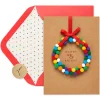 Fun & Joy Christmas Greeting Card with Detachable Ornament