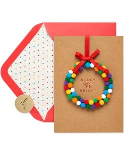 Fun & Joy Christmas Greeting Card with Detachable Ornament