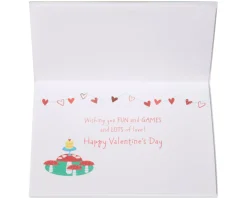 Fun and Games Valentine’s Day Greeting Card for Kids