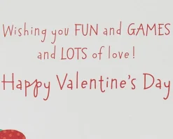 Fun and Games Valentine’s Day Greeting Card for Kids