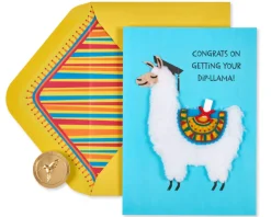 Funny Llama Funny Graduation Greeting Card