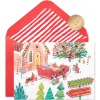 Furry Christmas to You Dog Christmas Greeting Card
