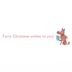Furry Christmas to You Dog Christmas Greeting Card