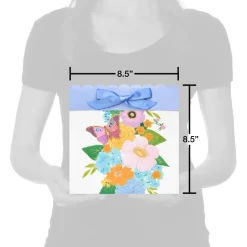 Garden Butterfly 8.5″ Medium Gift Bag, 1 Bag