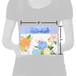 Garden Floral 9″ Medium Gift Bag, 1 Bag