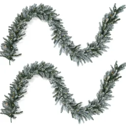 Garland Blue Spruce Frosted