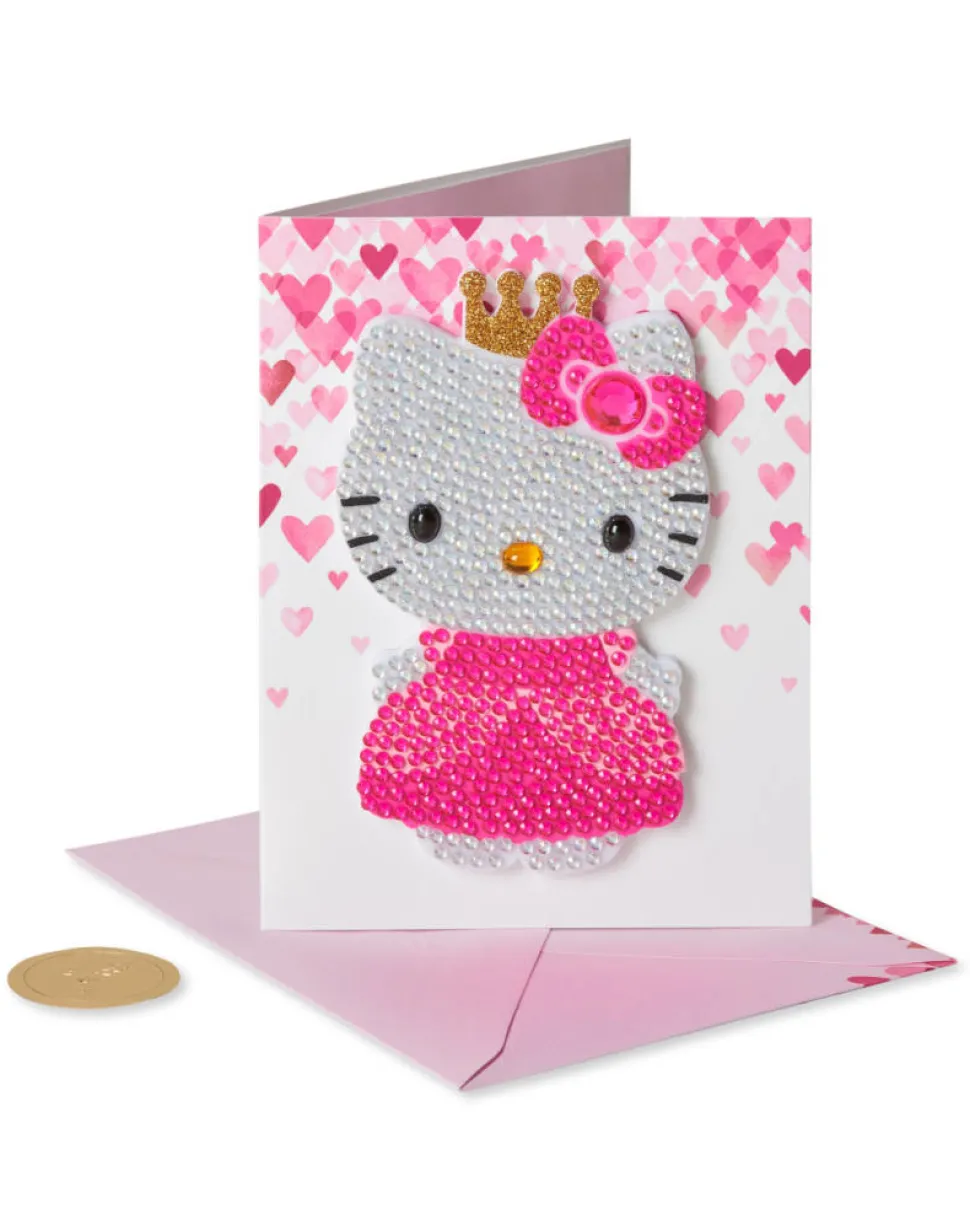 Gem Patch Hello Kitty Birthday Greeting Card