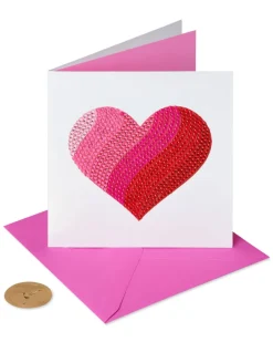 Gemmed Heart Valentine’s Day Greeting Card