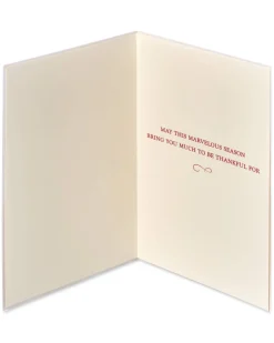 Gemmed Turkey Happy Thanksgiving Greeting Card