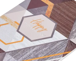 Geo Pattern Birthday Greeting Card