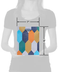 Geometric Pattern Medium Gift Bag, 1 Bag