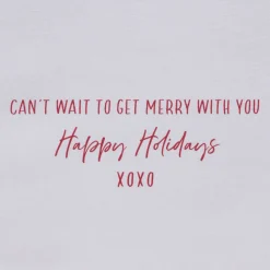 Get Merry With You Christmas Greeting Card for Husband