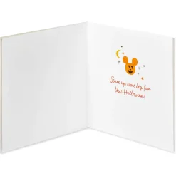 Ghost Mickey Disney Halloween Greeting Card