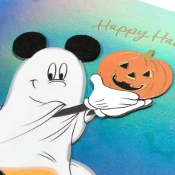 Ghost Mickey Disney Halloween Greeting Card